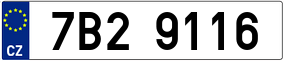 Truck License Plate